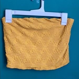Mustard crop top